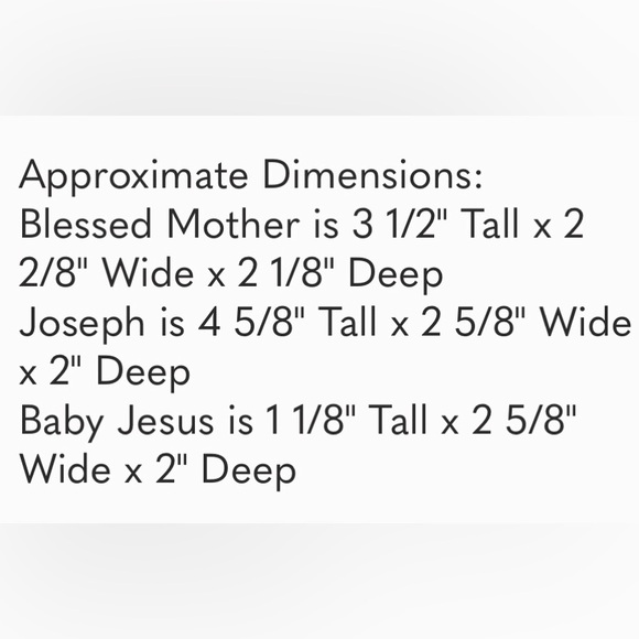 Hallmark Keepsake The Holy Family Blessed Nativity Ornaments & 3 Wise Men Boxes - Picture 9 of 9